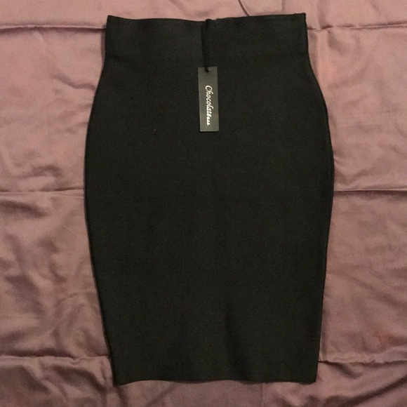 Chocolate Dresses & Skirts - ⭐️Bundle 5 for $20⭐️ Black knee length skirt